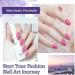Pink Nail Polish - Dusky Pink Nail Varnish - Summer Coloured Grey Pink Quick Dry Nail Varnish - Water Based Chip Resistant No Need UV Air Dry DIY Nail Art (Dark Pink) - Buy Online on GoSupps.com