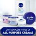 NIVEA 4-Pack Cream for Body & Face - Intensive Care 200ml (4 x 50ml Jars) - Global Shipping Available - Buy Online on GoSupps.com