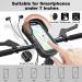 Waterproof 360 Rotatable Mobile Phone Holder for Bicycles - Gray Bracket with Rain Hood for 7 Smartphones & GPS - Buy Online on GoSupps.com