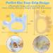 BPA-Free Silicone Baby Teething Toys - Teether Pain Relief Chew Toy for Infants & Toddlers 0-12 Months - Soothes Sore Gums for Boys & Girls - Buy Online on GoSupps.com