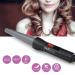 FARI Travel Hair Curling Iron & Mini Flat Iron 2-in-1 Kit - Ceramic Tourmaline Wands Heat Resistant Glove & Travel Pouch - Black - Buy Online on GoSupps.com