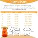 Buy Waterproof Winter Dog Coat Warm Jacket for Puppies & Medium Dogs | Cozy Fleece Hoodie with Bag (1104B Orange L) - Buy Online on GoSupps.com