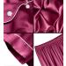 SWOMOG Kids Silk Pyjamas - Short Sleeve Button-Down Satin PJs Set for Boys and Girls | Grapefruit | Ages 6-7 Years - Buy Online on GoSupps.com