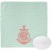 YouCustomizeIt Personalized Chevron & Anchor Washcloth
