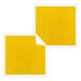 Kigai 2 Pack Yellow Washcloths Soft Face Towels Gym Towels Hotel and Spa Quality Reusable Pure Cotton Fingertip Towels