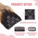 Vlasy 12 Clip in Human Hair Extensions T2/27+T2/60# - 7 Pieces Natural Straight Weft for Women (60g) - Buy Online on GoSupps.com