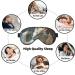White Onychosaurus Mask for Deep Sleep & Relaxation | Adjustable Soft Blindfold for Travel & Meditation - Buy Online on GoSupps.com