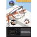 Vevesmundo Shitlill Progressive Multifocus Sport Glasses for Men & Women | Lightweight TR90 Design Gray & Orange 2.5X Magnification - Buy Online on GoSupps.com
