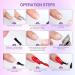Saviland Medium Coffin Gel Nail Tips 360 PCS - Pre-shaped Clear False Nails for Acrylic Extensions - 15 Sizes - Nail Salon Manicure Gift - Buy Online on GoSupps.com