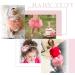 Hoolchean Baby Girls Soft Tutu Skirt & Flower Headband Set + Diaper Cover 6-12 Months - Dusty Pink - Buy Online on GoSupps.com
