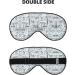 Shop Gymnastics Blue Soft Sleep Eye Mask - Breathable Eye Patch for Women | Perfect Travel & Relaxation Accessory - Buy Online on GoSupps.com