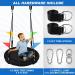 Odoland 24 inch Kids Tree Swing - Small Saucer Swing for Outdoor Play - Durable 900D Oxford Platform - Includes Hanging Ropes and Straps - Easy to Install - Buy Online on GoSupps.com