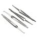 Orthodontic Bracket Placer Bracket Self Holder Tweezer Orthodontic Bonding set of 4 Dental Artman Instruments
