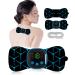 Wireless cervical massage devices 8 modes and 19 massage intensities remote control portable mini-USB electro massager patch kit for shoulder neck waist leg