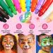 12 Colors Face Paint Crayons kit Face Body Makeup Paint Kits for Kids Safe Washable Twistable Suitable for Carnival Cosplay Easter Halloween Party Makeup Children's Day Birthday Gifts for Kids - Buy Online on GoSupps.com