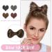 Messy Bun Hair Piece for Women Synthetic Natural Fake Hair Bow Bun Fluffy Claw Chignon Hair Extensions High Temperature Fiber Straight Updo Hairpiece Cute Headdress Styling Tools Fake Hair Accessori Brown black - Buy Online on GoSupps.com