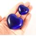 Soulnioi Dark Blue Cat's Eye Crystal Heart Worry Stones - 2Pcs Set for Reiki Therapy and Meditation - Buy Online on GoSupps.com
