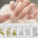 FEIlei Mini Beads Nail Charms Nail Gems Gold Silver Nail Art Studs Nail Art Decorations - Buy Online on GoSupps.com
