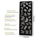 7 Pcs Nail Stamping Plates Set with Lace Flower Butterfly Designs - Nail Art Stamper and Scraper Bundle for Creative Nails - Buy Online on GoSupps.com