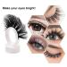 Buy 5 Pairs of Long Thick 3D Imitated Water Mane Eyelashes - Handmade & Reusable for Cosplay - Invisible Band - Black - Buy Online on GoSupps.com