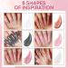Modelones Poly Gel Kit - 6 Nude Colors Extension Nail Art Set for DIY Manicure - Buy Online on GoSupps.com