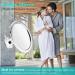 Fogless Shower Mirror with 360 Rotation Suction Cup | Fog-Free Bathroom Makeup/Shave Mirror with Holder | Adjustable Arm, Shatterproof & Rust-Resistant - Buy Online on GoSupps.com