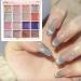Creamy Cat Eye Gel Palette - 16 Colors Solid Nail Kit for Stylish Nails Compact Manicure Set | Pudding Gel Paint for Girls and Femm - Buy Online on GoSupps.com