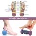 Zsmjaer 3-Part Foot Massage Set - Hedgehog Ball Oval Roller & Massage Balls for Fascia Relief & Relaxation - Perfect for Feet Hands Arms Neck (Purple) - Buy Online on GoSupps.com