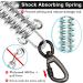 High-Quality Tie Out Leashes for Dogs | Shock Absorbing Spring | 3-15m Yard Leash in Black - Buy Online on GoSupps.com