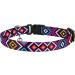 CollarDirect Aztec Cat Collar Breakaway - Pack of 2 Nylon Tribal Pattern Geometric Collars for Cats in Teal and Magenta - Buy Online on GoSupps.com