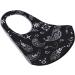 Komonee Paisley Face Mask - Reusable Washable Cloth Cover for Men and Women - Dustproof Mouth Cover for Outdoors, Cycling, Skiing - 2 Pack (Black) - Buy Online on GoSupps.com