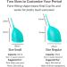 Kind Cup Menstrual Cup | Comfortable & Easy to Use | Eco-Friendly Period Solution for High & Low Cervix | Regular Size (Aqua) - Ship Worldwide - Buy Online on GoSupps.com