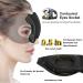 iDOMi Weighted Eye Mask for Men and Women - Soft Black Sleep Mask for Side Sleepers and Travel - Blindfold Eye Pillow for Deep Sleep - Buy Online on GoSupps.com