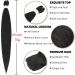 Xusuperb Pre-Stretched Braiding Hair 20 1B Black - 6 Packs Soft Knotless Yaki Extensions for Easy Braids | Kanekalon Hair - Buy Online on GoSupps.com