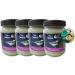 CJ Wildlife Peanut Butter for Garden Birds with Mealworms Economy Pack 4 x 330g