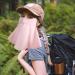 Pink Sun Protection Face Shield - UV Protection & Cooling Scarf with Ear Loops for Ultimate Facial Safety - Buy Online on GoSupps.com
