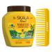 Skala Passion Fruit & Patau Oil (Maracuja) Hair Care 1000g - Brazilian Treatment Cream - Sulfate Paraben Silicone Free - Includes Free Comb (Comb Color May Vary)