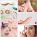 4 Pack Contact Lens Remover and Inserter Tool for Soft Lenses Portable Contact Lens Applicator with Tweezers & Storage Case for Outgoing Travelling - White & Yellow - Buy Online on GoSupps.com