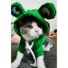 Shop Cute Frog-Shaped Vitsole Dog Hooded Sweaters - Warm Jackets for Cats & Small Dogs | X-Large Green Cold Weather Outwear - Buy Online on GoSupps.com