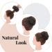Silk-Co Hair Part with Rubber Band - Wavy Soft Dutt Hair Extensions for Messy Bun & Updos | Thickening Dark Red 45g - Buy Online on GoSupps.com
