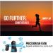 Thirty48 Coolmax Running Socks for Men and Women - 3 Pairs Blue/Gray Large - Buy Online on GoSupps.com
