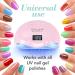 OVLUX Pro 180W UV LED Nail Lamp - Dual-Use Gel Polish Dryer | 57 Bulbs Auto-Sensor & Timers | Salon & Home Mani-Pedi Solution - Pink Blushing Bride - Buy Online on GoSupps.com