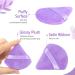ProusKy 2-Piece Light Purple Triangle Makeup Powder Puffs Set for Flawless Coverage - Ideal for Pressed & Loose Powder, Foundation & Mineral Makeup - Buy Online on GoSupps.com