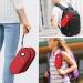 SITHON Double-Layer Epipen Carrying Case - Travel Medication Organizer Bag for EpiPens, Asthma Inhaler, Anti-Histamine - Red - Buy Online on GoSupps.com