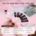 Saviland Poly Gel Nail Kit: 6 Colors with Nail Lamp, Tools & Slip Solution - DIY Manicure Starter Kit for Valentines Day - A-6 Colors Poly Nail Gel Kit Set 01 - Buy Online on GoSupps.com