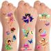 JCFIRE Temporary Tattoos for Kids  Fairy Party Favors  Butterfly Glitter Tattoos Stickers for Girls  Butterfly Birthday Decorations Party Favors Christmas Stocking Fillers and Gifts
