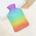 Buy Hot Water Bottle with Lid - Rainbow Rubber Hot Water Bag for Pain Relief Cramps & Cold Therapy | Fast International Shipping - Buy Online on GoSupps.com