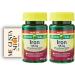 Spring Valley Iron Tablets 65mg 200 Count Value Size (Pack of 2) + Me Gustas Sticker - Buy Online on GoSupps.com