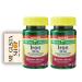 Spring Valley Iron Tablets Dietary Supplement Value Size 65 mg 200 Count (Pack 02) 400 Total + Me Gustas Sticker