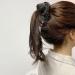 Rhinestone Hair Scrunchies - Sparkly Elastic Ponytail Holders for Elegant Hair Accessories for Women and Girls black - Buy Online on GoSupps.com